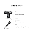 Miniatyrbillede 5 af 5: Telesin Magnetisk To-Klo Adapter Action Kamera Tilbehør Til Dji Osmo Action 3 Adapter
