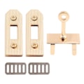 Miniatyrbild 4 av 5: Metallås Vridlås Twist Lock DIY Läder Crossbody Handväska Axelväska Spännen 2025th