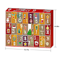 Miniatyrbillede 2 af 4: Julegave 24 Dages Nedtælling Adventskalender Brosche Smykker Blind Box Gave