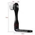 Miniatyrbilde 2 av 5: Metall Sort DSLR/SLR Kamera/Teleskop Holder Tripod Adapter Feste L-form Fiksert