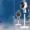 Miniatyrbillede 3 af 3: Indendørs Sokkelfan Oscillerende Fan Høj Hastighed Vertikal Fan 360 Cirkulation Støjsvag Og Kraftfuld Gulvventilator Til Soveværelse Hjemmekontor Hvid-God