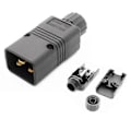 Miniatyrbillede 5 af 5: UPS Strømforsyning IEC Han C20 Stik Strømkabel Stik Ombygningbar 16A / 250V Nyttig