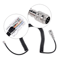 Miniatyrbillede 2 af 5: 8-polet til RJ-45 Modular Stik Mikrofonkabel Adapter til Yaesu Mikrofon MD-200 MD-100 M-1 M-100 FT-450 FT-900 FT-991