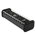 Miniatyrbilde 1 av 5: 21700 Batterioppbevaringsboks 4 Spor DIY Power Bank Boks for 21700 Lader Dobbel USB-utgang TypeC Inngang