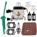 Miniatyrbild 1 av 5: Förgasare För Fs55 Fs55r Fs38 Fs45 Fs46 Km55 Hl45 Fs45l Fs45c Fs46c Fs55c Fs55rc Trimmer