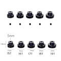 Miniatyrbillede 3 af 4: M1 5Mm 28T Sort Stål Metal Pinion Motor Gear til 1/10 RC Modelbil