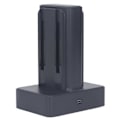 Pikkukuva 1 / 5: 4 in 1 Lataustelakka Switch Joyconille RGB-valo Tilaa Säästävä Kannettava Laturitelakka Joyconille