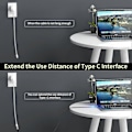 Miniatyrbilde 2 av 5: 4 Forlengelseskabel, USB-C-kabel til USB C Hann til Hunn Støtter 8K/5K@60Hz Video / 40 Gbps Dataoverføring / 100W Lading (0,8m) 2024THO