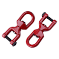 Miniatyrbilde 3 av 5: 2 stk. RC Modell Metall Løfte Talje Sommerfugl Ring Spenne for 1/10 RC Crawler Bil TRX4 Axial SCX10 D