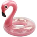 Simring Pool Float, Flamingo-formad uppblåsbar pool Float med glitter, uppblåsbar fritidsflotte tub simring sommar barn poolleksaker