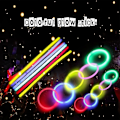 Pikkukuva 3 / 5: 3 KPL Candy Glow Sticks Pyörivät Valo Lollipop Kierretanko Juhlapalvelus Ilta Karnevaaliin