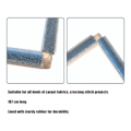 Miniatyrbillede 4 af 5: Punch Needle Ramme, 39,4 Tommer Gripper Strip Tæppestof Hækling Gripper Ramme Kvadratisk Tufting Ramme til Tufting Ramme