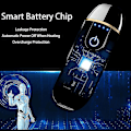 Miniatyrbillede 2 af 4: Elektronisk lighter, smart USB genopladelig lighter, mini elektrisk lighter med berørings tænding, vindtæt flammeløs lighter plasma lighter med batteri indikator