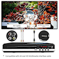 Pikkukuva 5 / 5: Mini DVD-soitin 1080p-tuella, HDMI, USB-portti, AV-ulostulo ja kaukosäädin