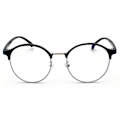 Miniatyrbild 2 av 2: Clubmaster Computer Glasses with Blue Light Filter without Strength Silver