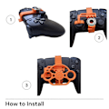Miniatyrbillede 5 af 5: Mini gaming rat vedhæftning til PS4 Controller
