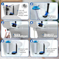 Miniatyrbillede 3 af 5: Toilet Tank Udskiftningssæt, Toilet Flydeventil Udskiftningssæt 2 Tommer Toilet Flapper, Frontmonteret T