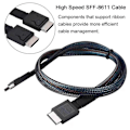Miniatyrbilde 4 av 5: Mini SAS Server Multifunksjons Praktisk Harddisk Kabel Oculink SFF-8611 PCIe4.0 Array Kort Tilkobling