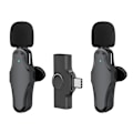 Miniatyrbillede 1 af 5: K10 Trådløs Lapel Mikrofon Klips-på Mic Plug & Play Type-C til Telefon Pad PC med Støjreduktion