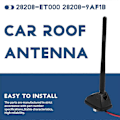 Miniatyrbillede 4 af 5: Bilstangsantenne 28208-ET000 28208-9AF1B til Sentra 2007-2012 Bilradioantenne