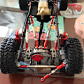 Miniatyrbilde 2 av 5: for C14 C24 C24-1 B14 B24 1/16 RC Bil Oppgraderingsdeler Metall Trekkstang Styrekobling Stangsett Tilbehør