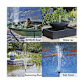 Miniatyrbild 4 av 5: Solcellsfontänpump Vattenpump för Fågelbad Trädgård Bakgård Pool Solcellsfontän