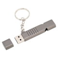 Miniatyrbillede 3 af 5: Fløjte USB Flash Drev Aluminium Legering Udendørs Vandtæt USB Flash Disk USB2.0 Flash Memory Stick med Nøglering Sort 256GB