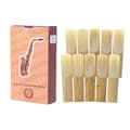Altsaxofonrör 10-pack, Styrka 2.5, Högkvalitativt träblås, med skyddsfodral