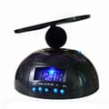 Flygande väckarklocka med LED-display, svart, 1 st 14x6 cm, snooze-propeller, högljudd för sovrum