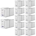 12-pack dammsugarpåsar för T30 Pro T30 Max dammsugare, stor kapacitet, ersättningstillbehör