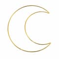 Drömfångarring, Guld Måne Stjärna, Jul DIY Hantverksmaterial, Metallring