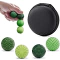 Silikonmagnetiska bollfidgetleksaker för vuxna och tonåringar, 4-pack stresslindrande sensoriska leksaker för ångest, autism, ADHD, kontorspresenter grön green