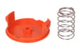 Spolskydd för Black & Decker grästrimmer, 1*skydd + 1*fjäder