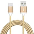 Miniatyrbillede 2 af 6: 1M USB-C Hurtigopladningskabel Oplader Type-C Sølv silver