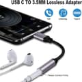 Miniatyrbillede 3 af 4: USB Type C til 3,5 mm hunadapter til hovedtelefoner, USB C til