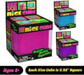 Schylling NeeDoh Nice Cube - Sensorisk klemmeleke med super solid klemme blå blue