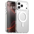 iPhone 17 Pro Max Cover - Candy Magsafe PC Hybrid TPU Hvid Hvid Vit