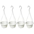 4-pack hängande planteringskorg inomhus/utomhus hängande blomma