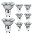 8-pack GU10 halogenlampor 35W 220V varmvit 2800K