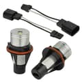 1 par 8000K hvite LED Angel Eye markeringslys for- E39 E53 E60 E63 E64 E66 E87 5 6 7 X3 X