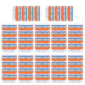 - 52-pack rakhyvlar för män, kompatibla blad - WELLNGS 48-pack