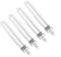 4 stk/sæt Udskiftningspærer 9w Uv 365nm Lampepære Rør Til Negletørrer UV Lampe