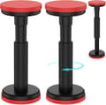 Teleskopisk stödstång, justerbart stödsystem, justerbar stödstång, stöder upp till 200 kg, 18-45 cm skåplyftstång för skåp (2-pack)