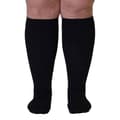 Tåbeskyttere Kompresjonsstrømper i store størrelser Elastiske sokker Svart 2XL black 2XL