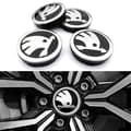 Skoda Centrumkåpor / Navkapslar Bilmärke - 4-pack 56 mm 56 mm