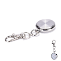 Miniatyrbillede 3 af 4: Rustfrit stål quartz ur e nøglering Ny gave - Perfekt sølv silver one size
