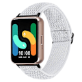 Miniatyrbillede 2 af 5: Vævet Armbånd i Elastisk Materiale til Samsung Galaxy Fit3 SM-R390, Sort Kobling Style A