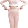 Miniatyrbild 1 av 3: 2023 Nya Varmfodrade Leggings för Kvinnor Tjockt Fleecefoder för att Hålla Varma Byxor M-5xl (FMY) Rosa Rosa pink 4XL