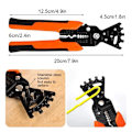 Miniatyrbild 6 av 9: Professional 5-in-1 Combination Pliers with Wire Stripping Pliers, Wire Cutting Pliers, Wire Crimping Pliers, Multi, Combination Wrench, Multi-Tool