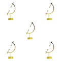 Miniatyrbillede 2 af 5: 1/2/3/5 Kugleholder Display Stand Ornament Glas Kugleholder Guld S 100x40x150mm Gold S 100x40x150mm 5Set